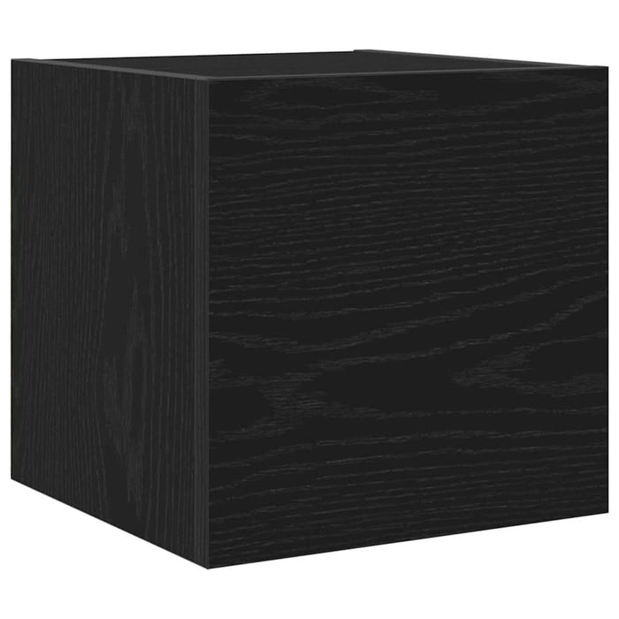 Cabinet TV 2 pcs Stejar Negru 30,5 x 30 x 30 cm Lemn compozit - WALTI WALTI