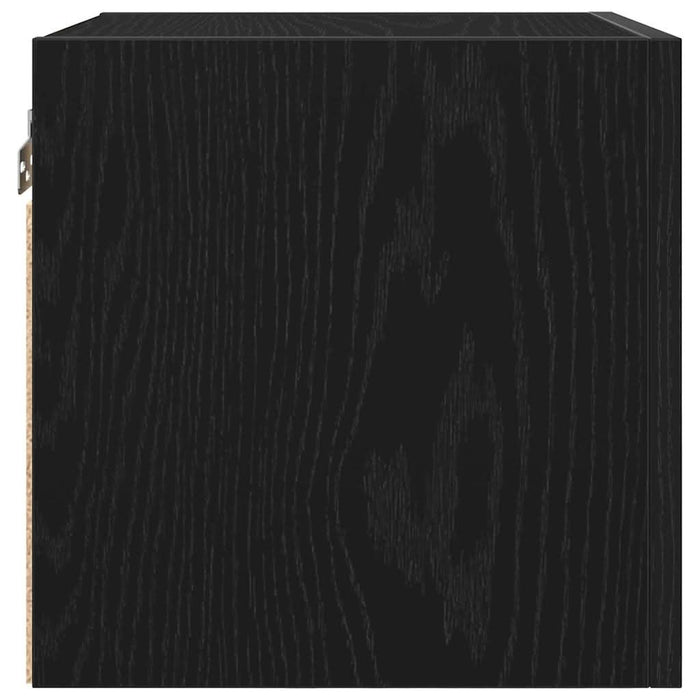 Cabinet TV 2 pcs Stejar Negru 30,5 x 30 x 30 cm Lemn compozit - WALTI WALTI