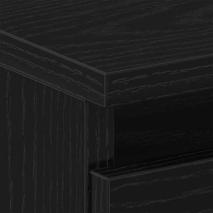 Dulap de noapte Stejar negru 40 x 35 x 69 cm Lemn compozit - WALTI WALTI