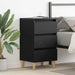 Dulap de noapte Stejar negru 40 x 35 x 69 cm Lemn compozit - WALTI WALTI