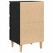 Dulap de noapte Stejar negru 40 x 35 x 69 cm Lemn compozit - WALTI WALTI