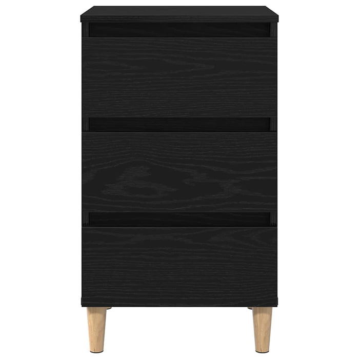 Dulap de noapte Stejar negru 40 x 35 x 69 cm Lemn compozit - WALTI WALTI