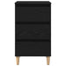 Dulap de noapte Stejar negru 40 x 35 x 69 cm Lemn compozit - WALTI WALTI