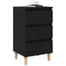 Dulap de noapte Stejar negru 40 x 35 x 69 cm Lemn compozit - WALTI WALTI