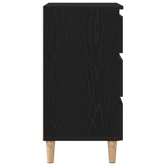 Dulap de noapte Stejar negru 40 x 35 x 69 cm Lemn compozit - WALTI WALTI