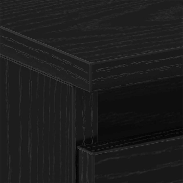 Dulap de noapte Stejar negru 40 x 35 x 69 cm Lemn compozit - WALTI WALTI