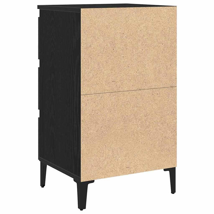 Dulap de noapte Stejar negru 40 x 35 x 69 cm Lemn compozit - WALTI WALTI