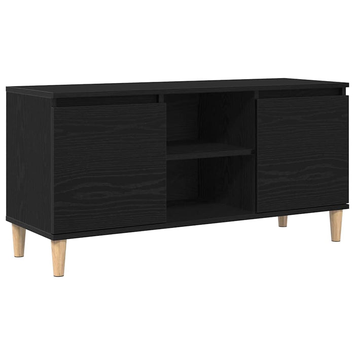 Cabinet TV Negru 102 x 35 x 50 cm Lemn compozit - WALTI WALTI
