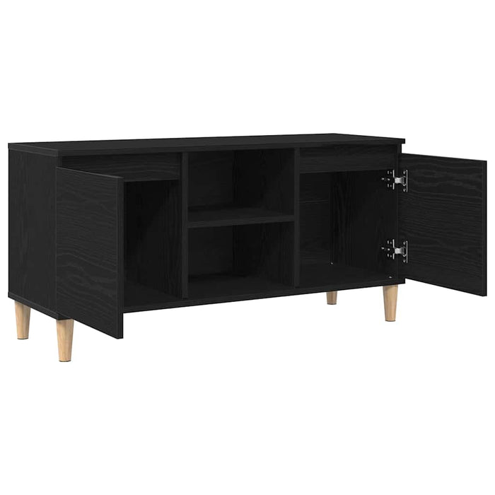 Cabinet TV Negru 102 x 35 x 50 cm Lemn compozit - WALTI WALTI