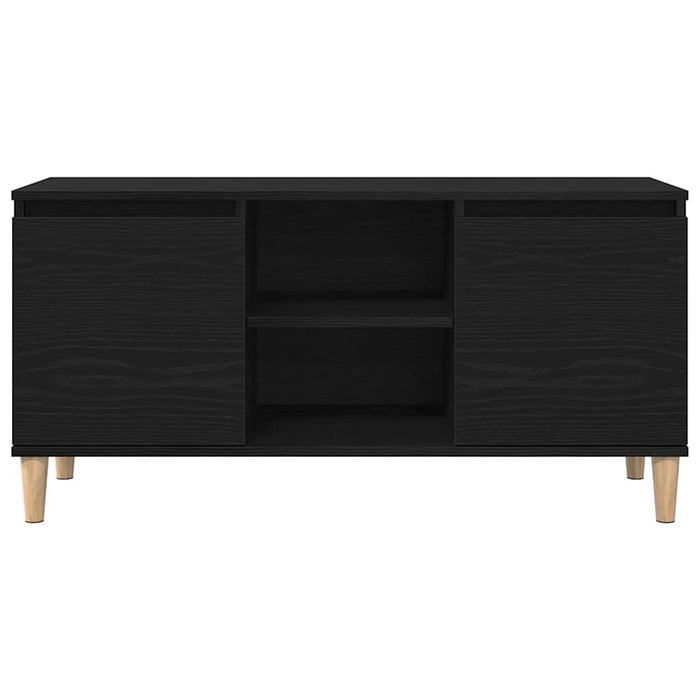 Cabinet TV Negru 102 x 35 x 50 cm Lemn compozit - WALTI WALTI