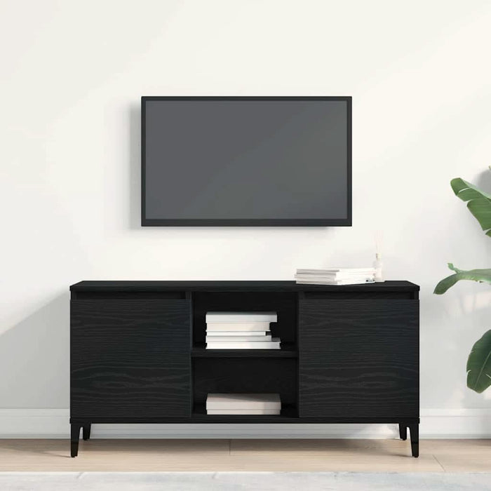 Cabinet TV Negru 102 x 35 x 50 cm Lemn compozit - WALTI WALTI