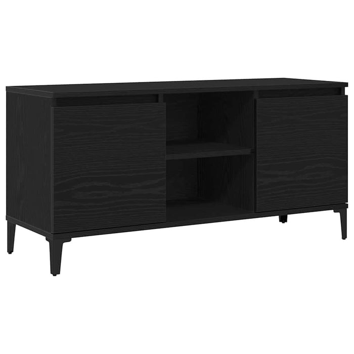Cabinet TV Negru 102 x 35 x 50 cm Lemn compozit - WALTI WALTI