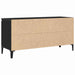 Cabinet TV Negru 102 x 35 x 50 cm Lemn compozit - WALTI WALTI
