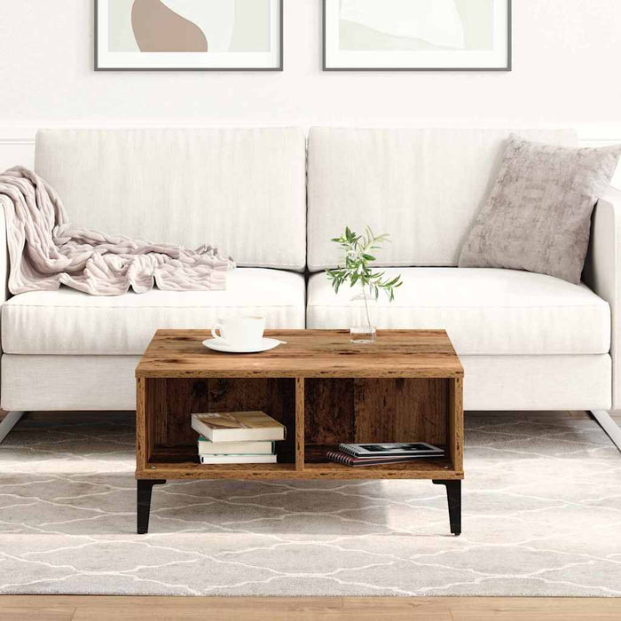 Masă de cafea Lemn vechi 60 x 60 x 30 cm Lemn compozit - WALTI WALTI