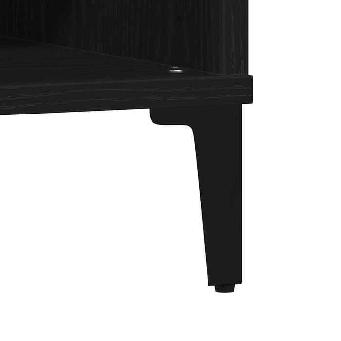 Masă de cafea Stejar negru 60 x 60 x 30 cm Lemn compozit - WALTI WALTI
