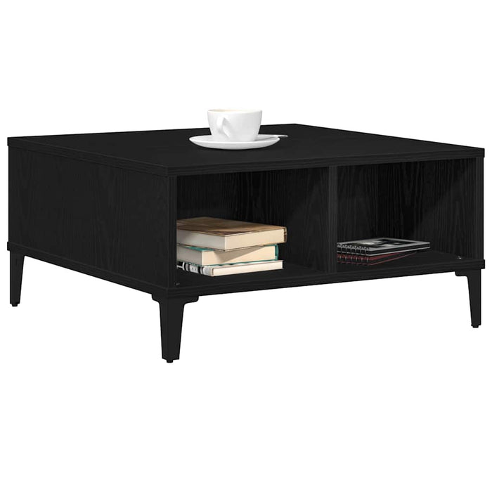 Masă de cafea Stejar negru 60 x 60 x 30 cm Lemn compozit - WALTI WALTI