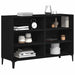 Bufet Negru 103.5 x 35 x 70 cm Lemn compozit - WALTI WALTI