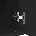 Bufet Negru 60 x 35 x 70 cm Lemn compozit - WALTI WALTI