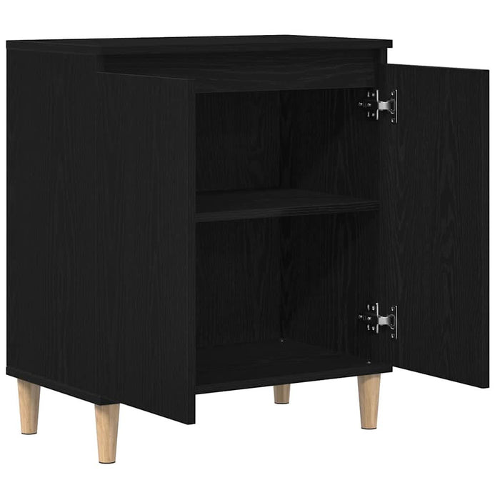 Bufet Negru 60 x 35 x 70 cm Lemn compozit - WALTI WALTI