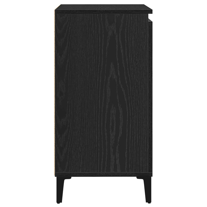 Bufet Stejar Negru 60 x 35 x 70 cm Lemn compozit - WALTI WALTI