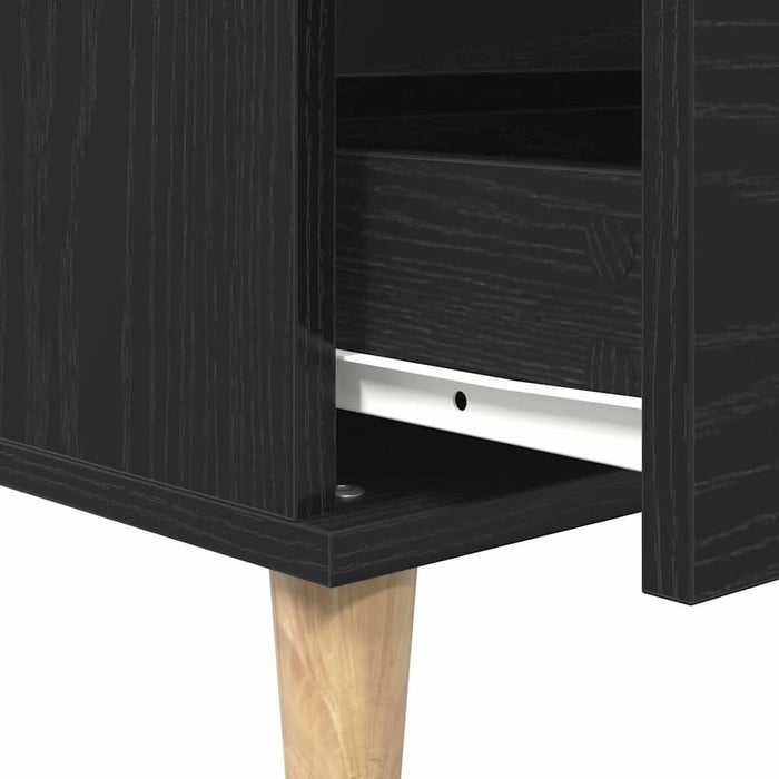 Buffet cu sertar Stejar Negru 60 x 35 x 70 cm Lemn compozit - WALTI WALTI