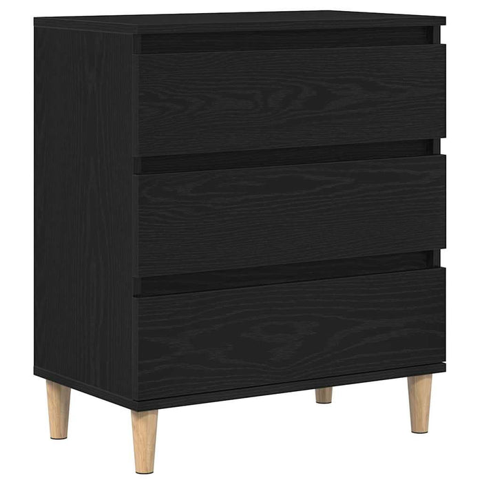 Buffet cu sertar Stejar Negru 60 x 35 x 70 cm Lemn compozit - WALTI WALTI