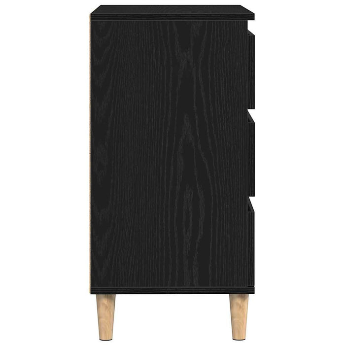Buffet cu sertar Stejar Negru 60 x 35 x 70 cm Lemn compozit - WALTI WALTI