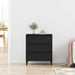 Bufet cu sertar Stejar negru 60 x 35 x 70 cm Lemn compozit - WALTI WALTI