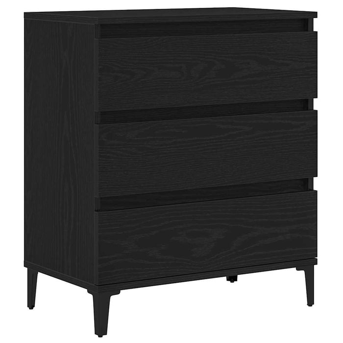 Bufet cu sertar Stejar negru 60 x 35 x 70 cm Lemn compozit - WALTI WALTI