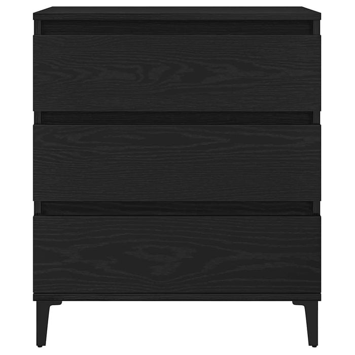 Bufet cu sertar Stejar negru 60 x 35 x 70 cm Lemn compozit - WALTI WALTI