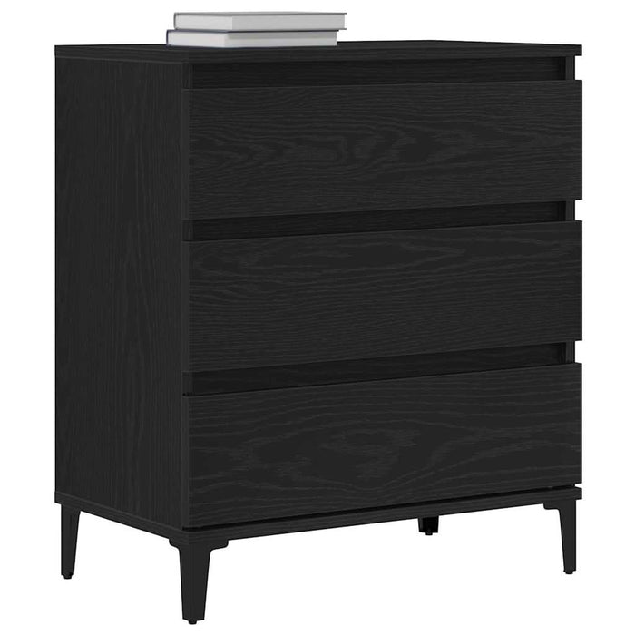 Bufet cu sertar Stejar negru 60 x 35 x 70 cm Lemn compozit - WALTI WALTI