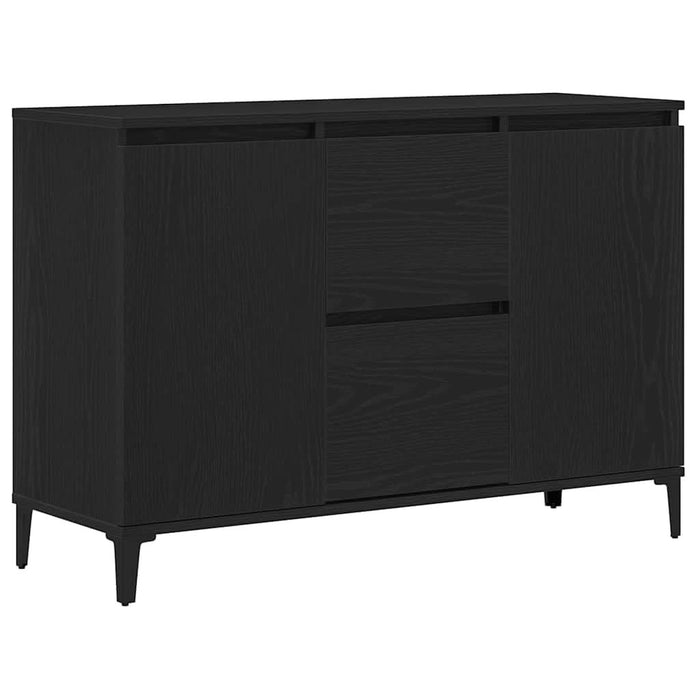 Bufet cu sertar Stejar Negru 104 x 35 x 70 cm Lemn compozit - WALTI WALTI