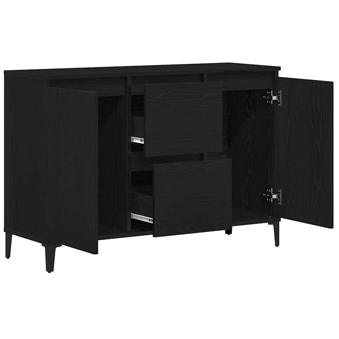 Bufet cu sertar Stejar Negru 104 x 35 x 70 cm Lemn compozit - WALTI WALTI
