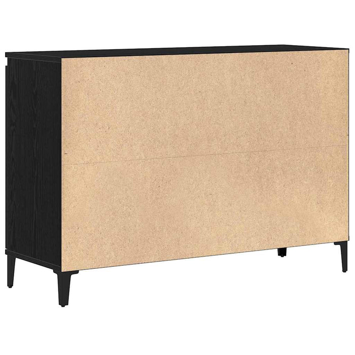 Bufet cu sertar Stejar Negru 104 x 35 x 70 cm Lemn compozit - WALTI WALTI