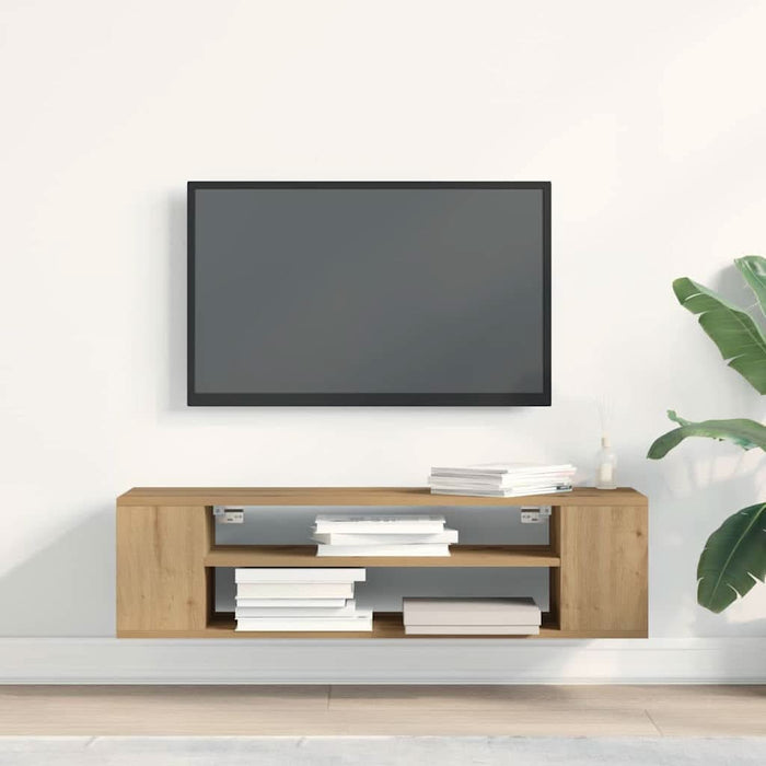 Cabinet TV Bej 100 x 30 x 26.5 cm Lemn compozit - WALTI WALTI