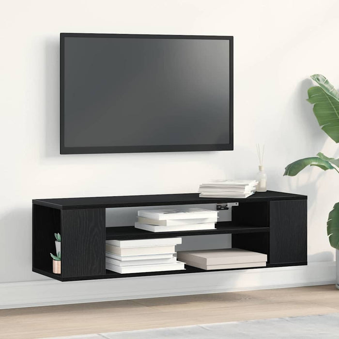 Cabinet TV Negru 100 x 30 x 26.5 cm Lemn compozit - WALTI WALTI