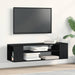 Cabinet TV Negru 100 x 30 x 26.5 cm Lemn compozit - WALTI WALTI