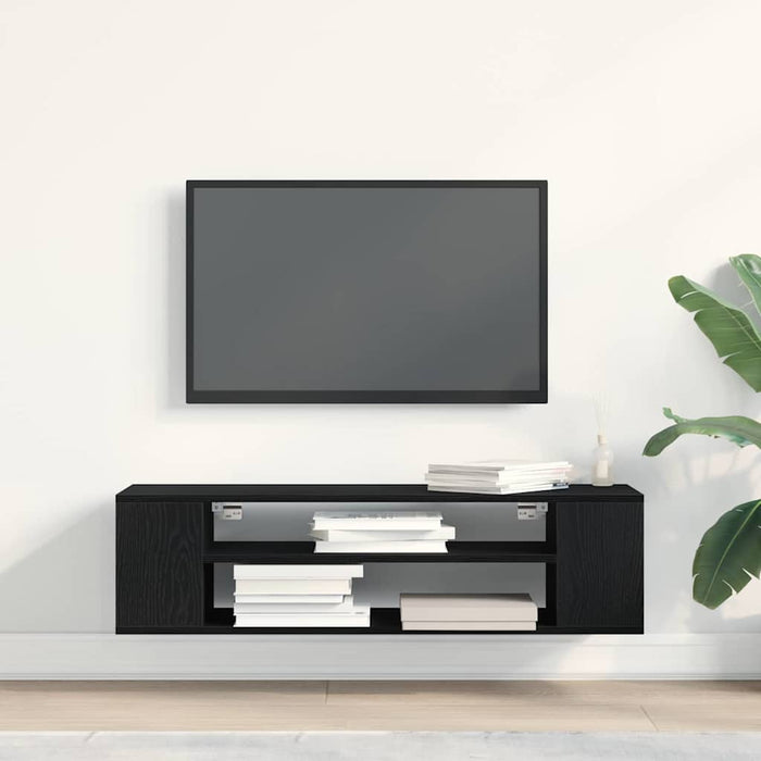 Cabinet TV Negru 100 x 30 x 26.5 cm Lemn compozit - WALTI WALTI