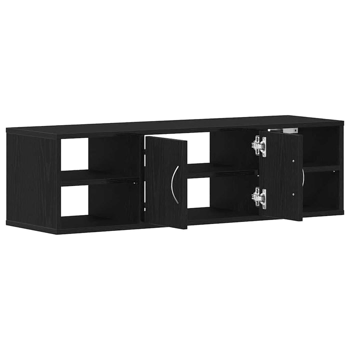 Raft de perete Stejar Negru 102 x 30 x 29 cm Lemn compozit - WALTI WALTI