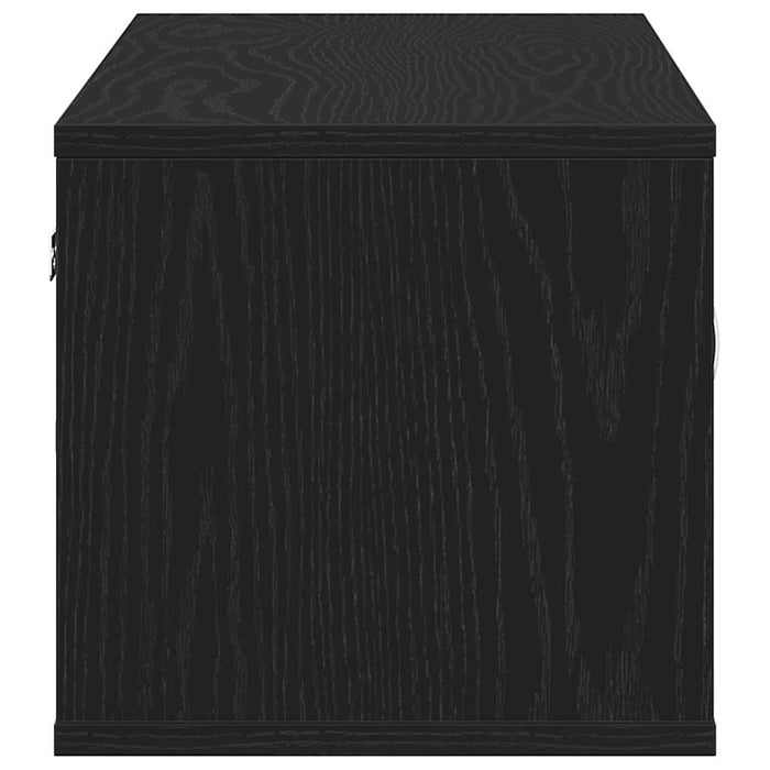 Raft de perete Stejar Negru 102 x 30 x 29 cm Lemn compozit - WALTI WALTI