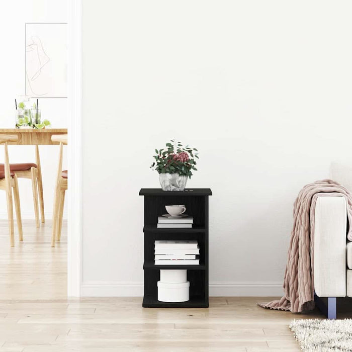 Dulap lateral Negru 35 x 35 x 55 cm Lemn compozit - WALTI WALTI