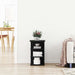 Dulap lateral Negru 35 x 35 x 55 cm Lemn compozit - WALTI WALTI