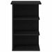 Dulap lateral Negru 35 x 35 x 55 cm Lemn compozit - WALTI WALTI