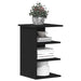 Dulap lateral Negru 35 x 35 x 55 cm Lemn compozit - WALTI WALTI