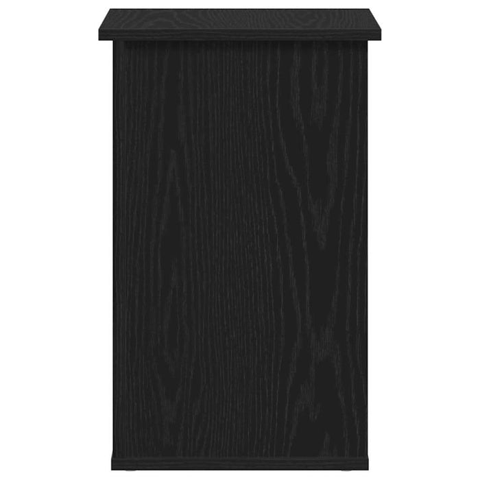 Dulap lateral Negru 35 x 35 x 55 cm Lemn compozit - WALTI WALTI