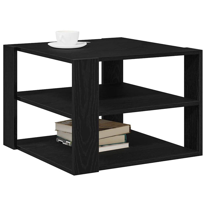 Masa de Cafea Stejar negru 59,5 x 59,5 x 40 cm Lemn compozit - WALTI WALTI