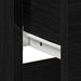 Dulap de noapte Stejar Negru 40 x 40 x 50 cm Lemn compozit - WALTI WALTI