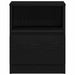 Dulap de noapte Stejar Negru 40 x 40 x 50 cm Lemn compozit - WALTI WALTI