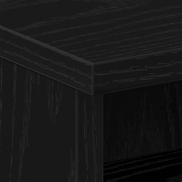 Dulap de noapte cu sertar 2 pcs Stejar Negru 40 x 40 x 50 cm - WALTI WALTI