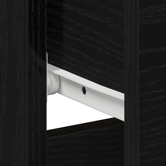 Dulap de noapte cu sertar 2 pcs Stejar Negru 40 x 40 x 50 cm - WALTI WALTI